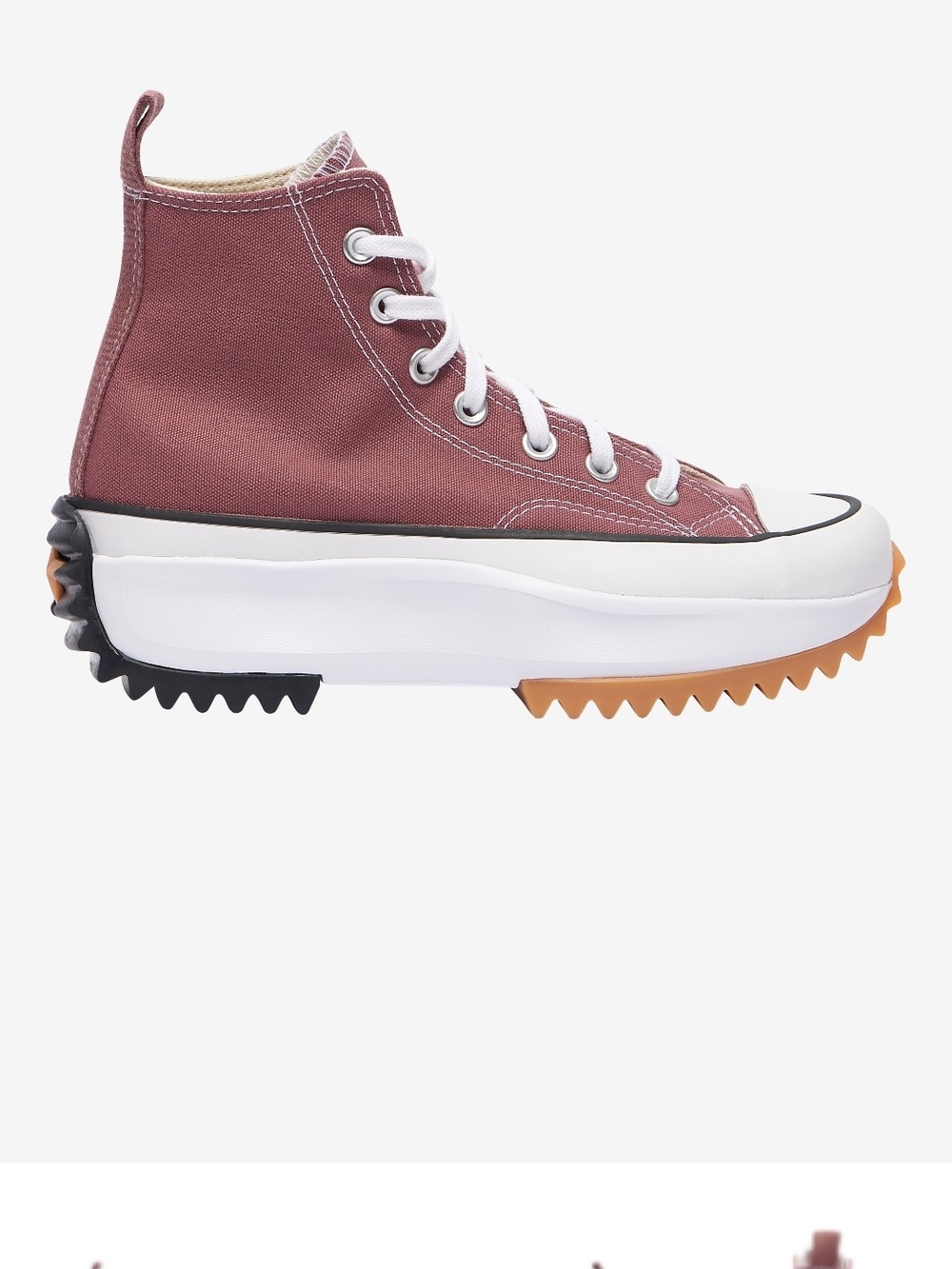 CONVERSE _ Run Star Hike Hi White/black/saddle